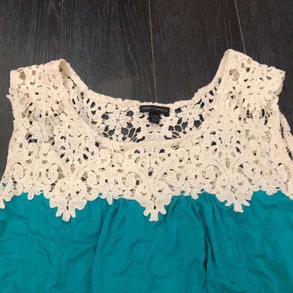 Never worn blue tunic top - Picture 2 of 2